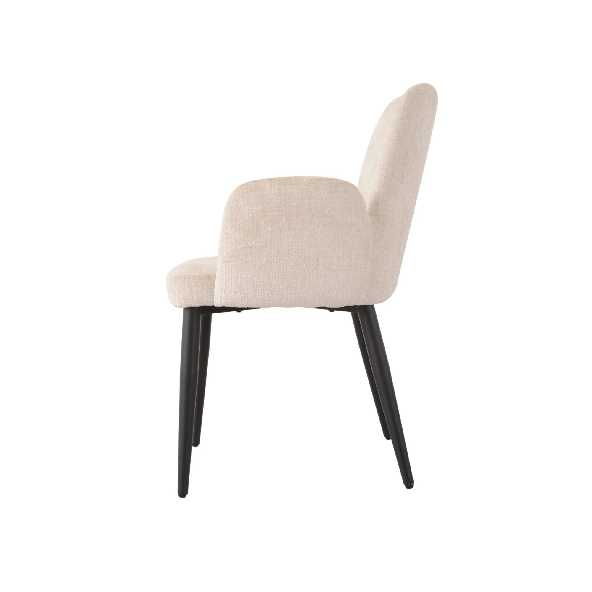 2295- Dining Chair, Set Of 2 ,in Beige - Image 2