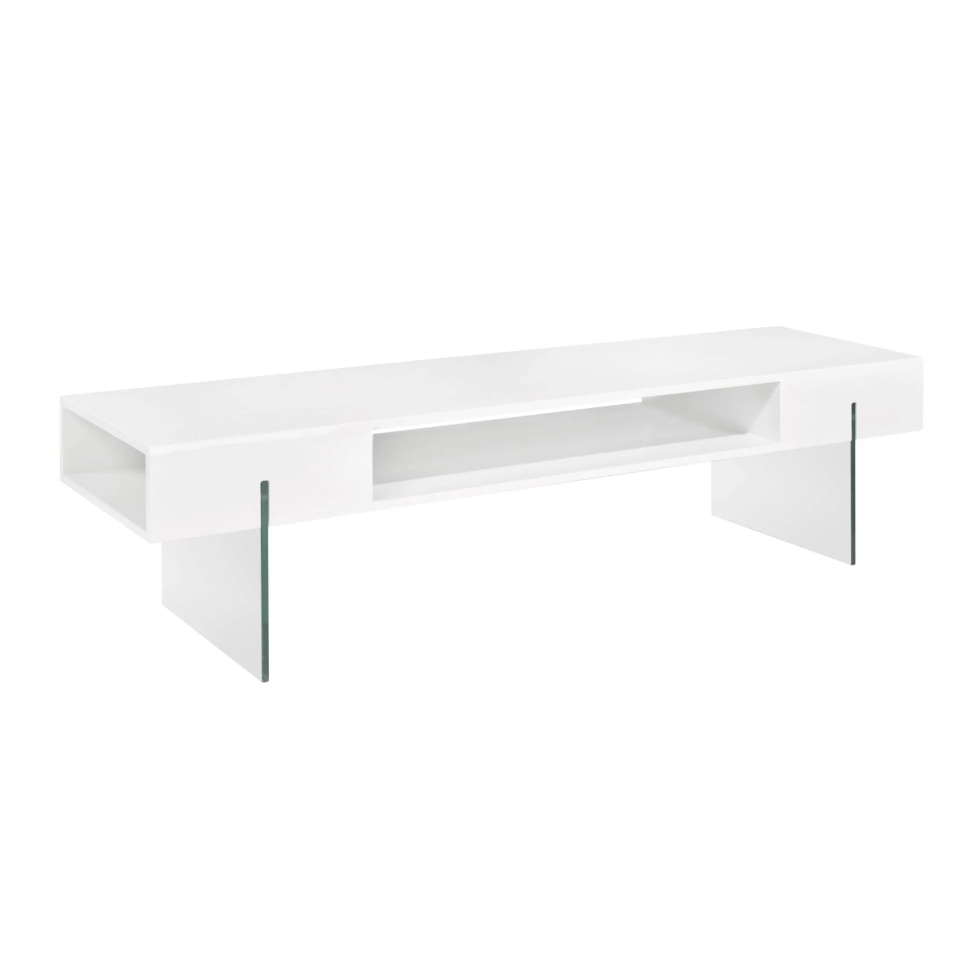 60" TV Stand in  White 3013 - Image 2