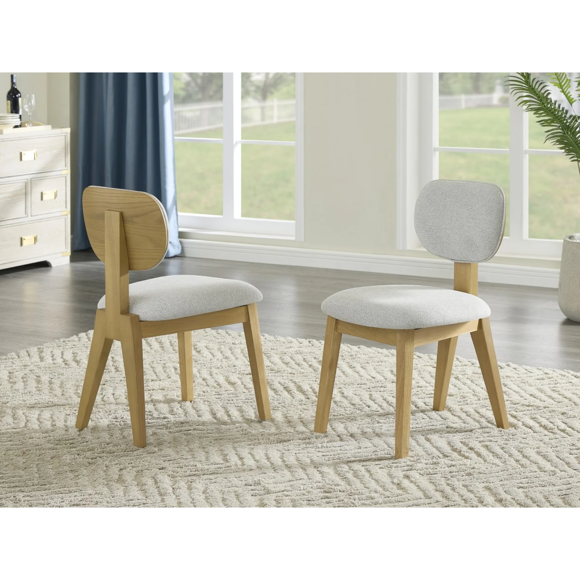 406420 Dining Chair, Set Of 2 in Natural - Image 2