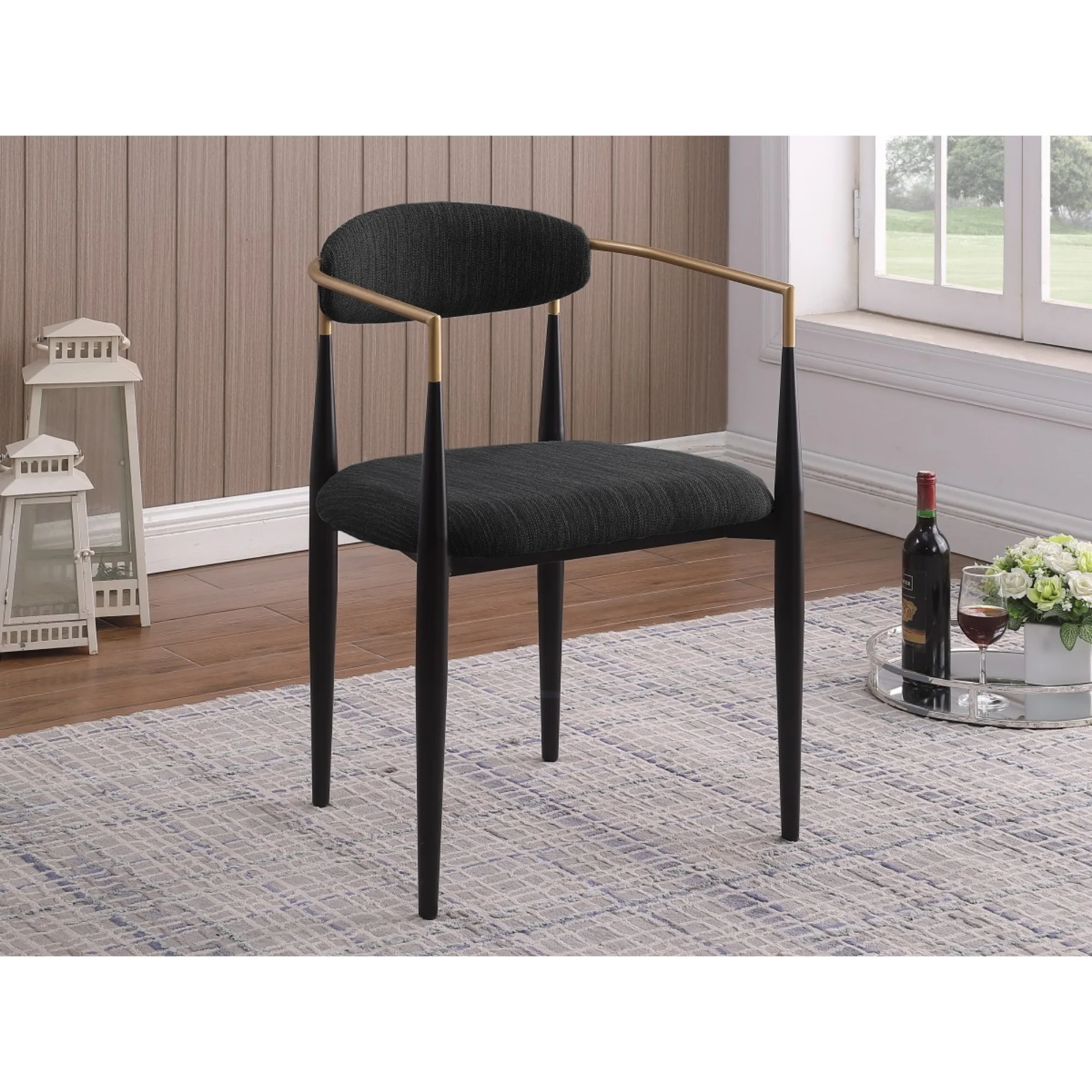 51326- Dining Chair, Set Of 2 ,in Black - Image 2