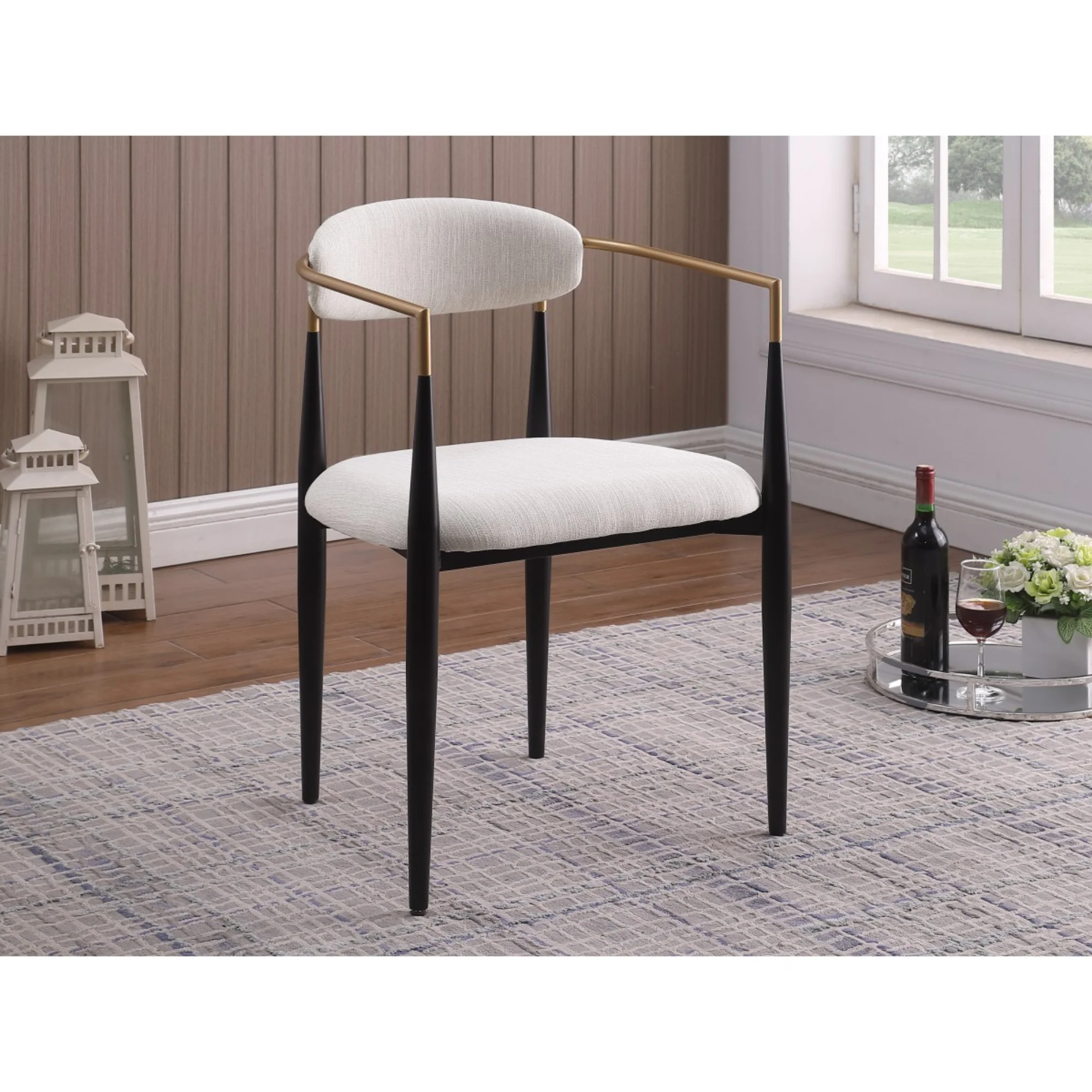 51328- Dining Chair, Set Of 2 ,in Beige - Image 2