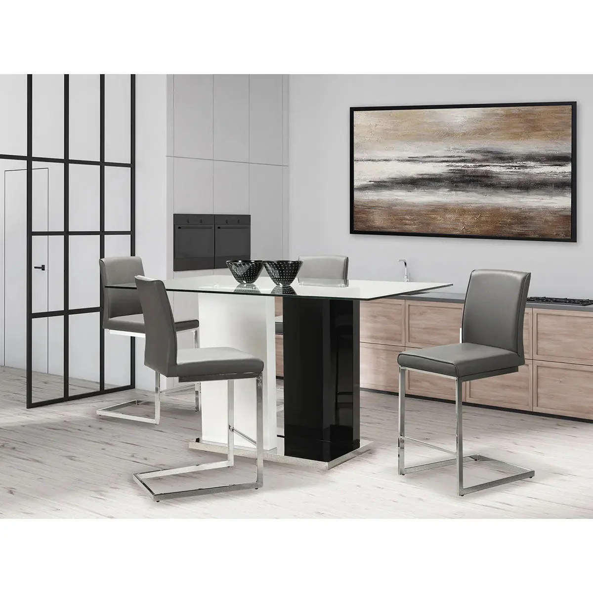 Libra 5 pc Counter Height Dining Set 6848 - Image 2