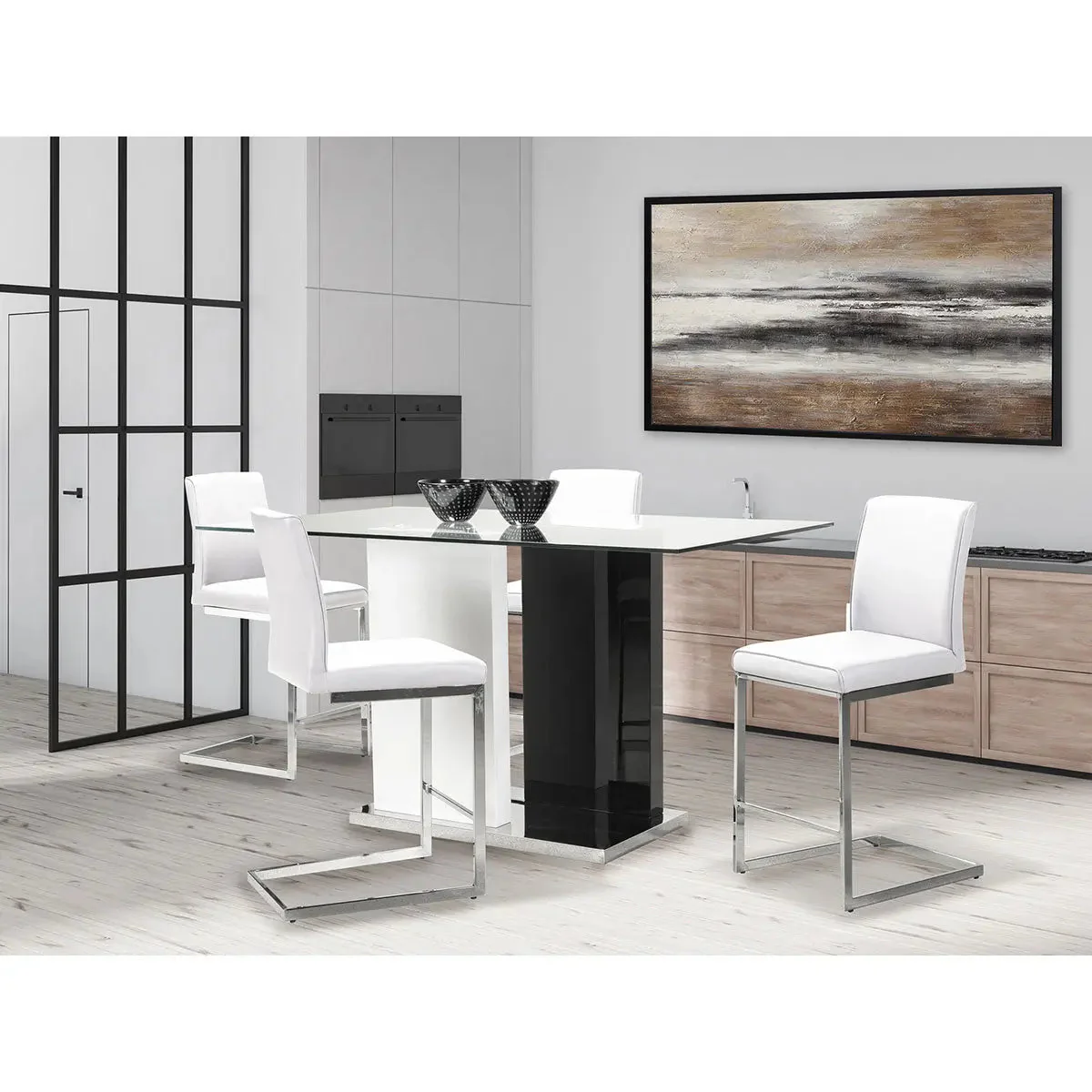 Libra 5 pc Counter Height Dining Set 6848 - Image 3