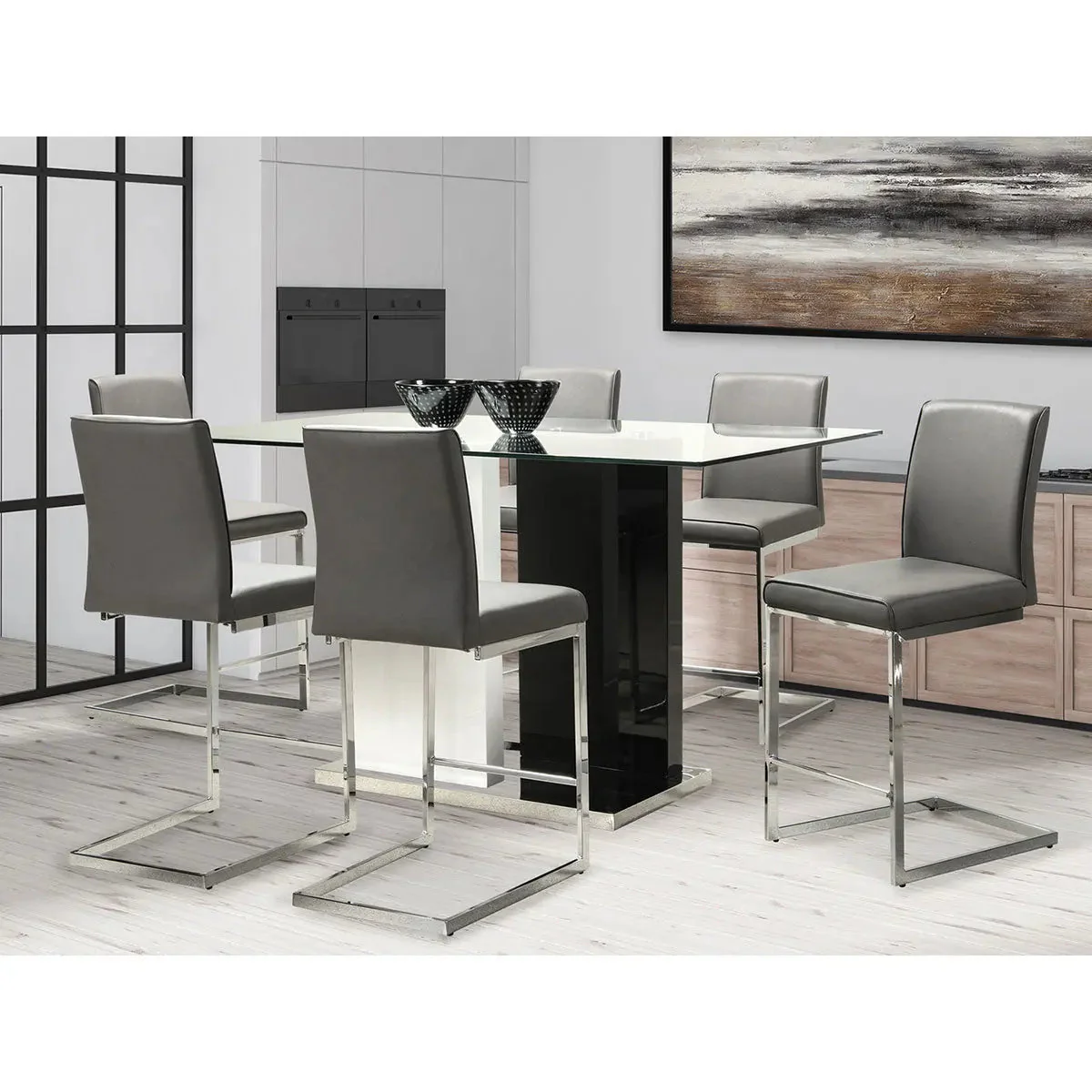 Libra 7 pc Counter Height Dining Set 6848 - Image 2