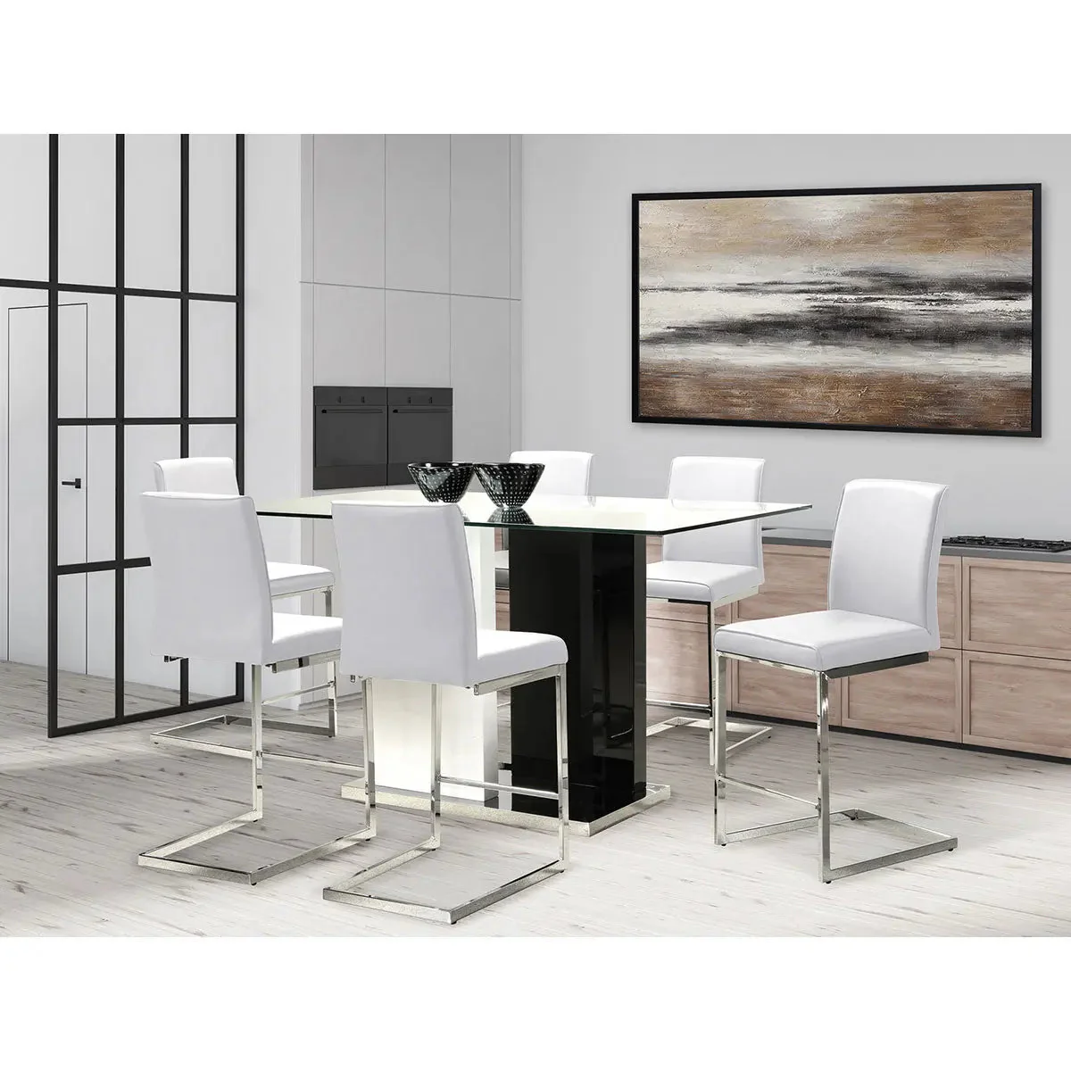 Libra 7 pc Counter Height Dining Set 6848 - Image 3