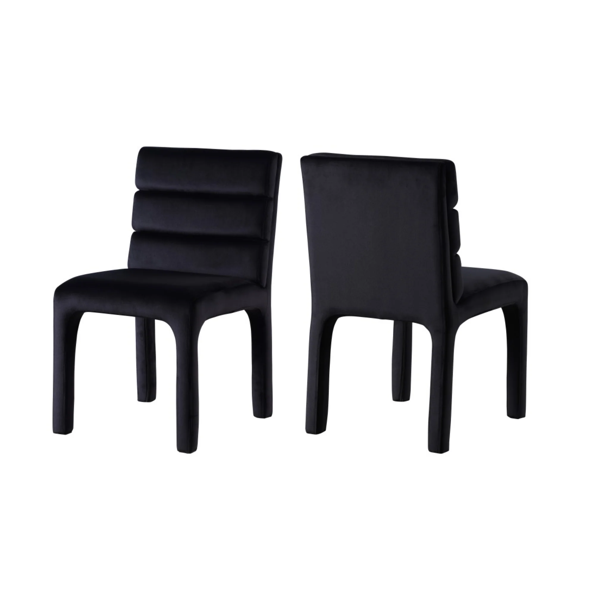 891111- Dining  Chair, Set Of 2 in Black