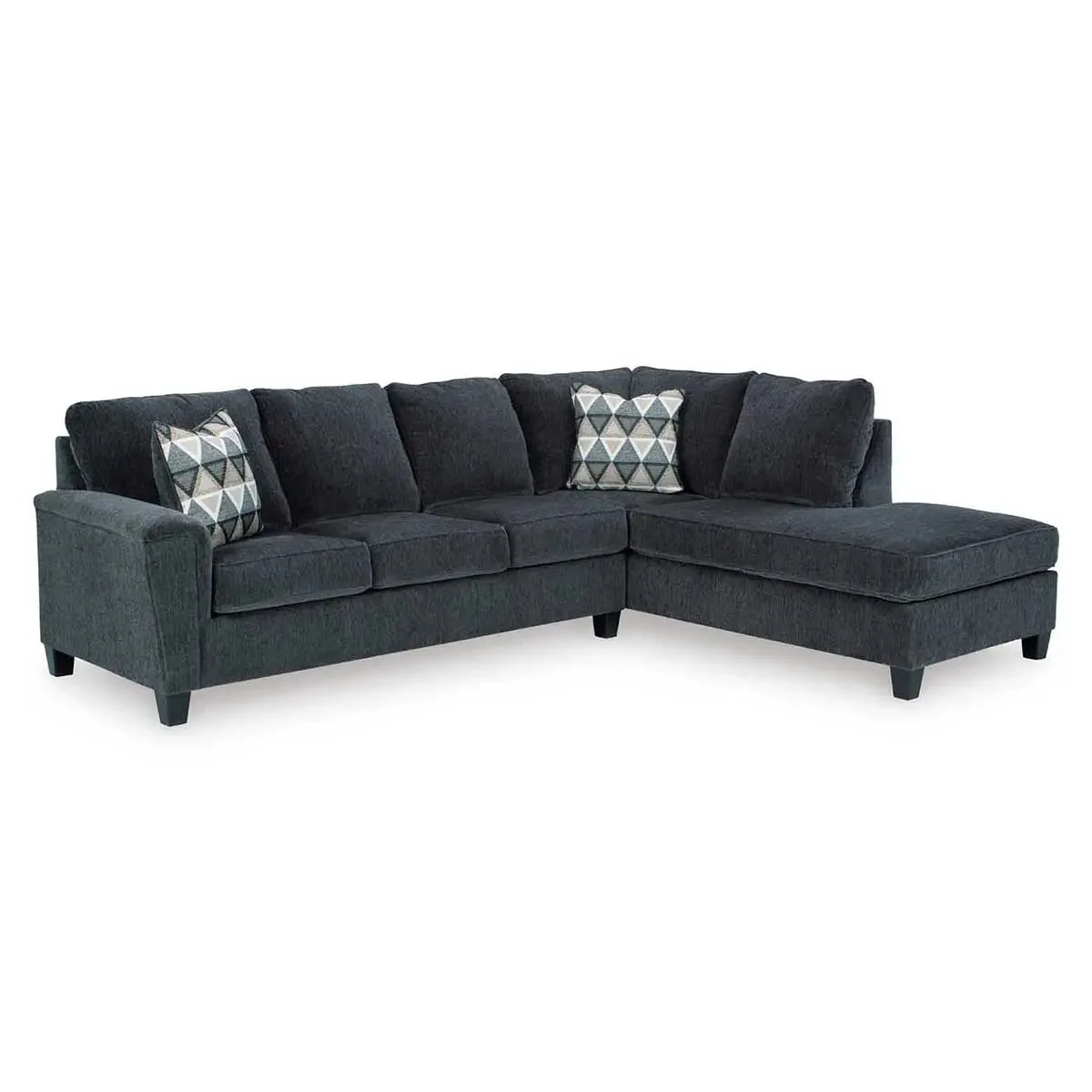 Abinger 2 Piece RFH Sectional with Chaise in Smoke - Image 2