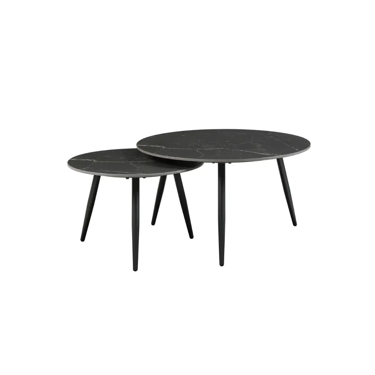 Alaina 3Pc Coffee Table Set 3697BK - Image 3