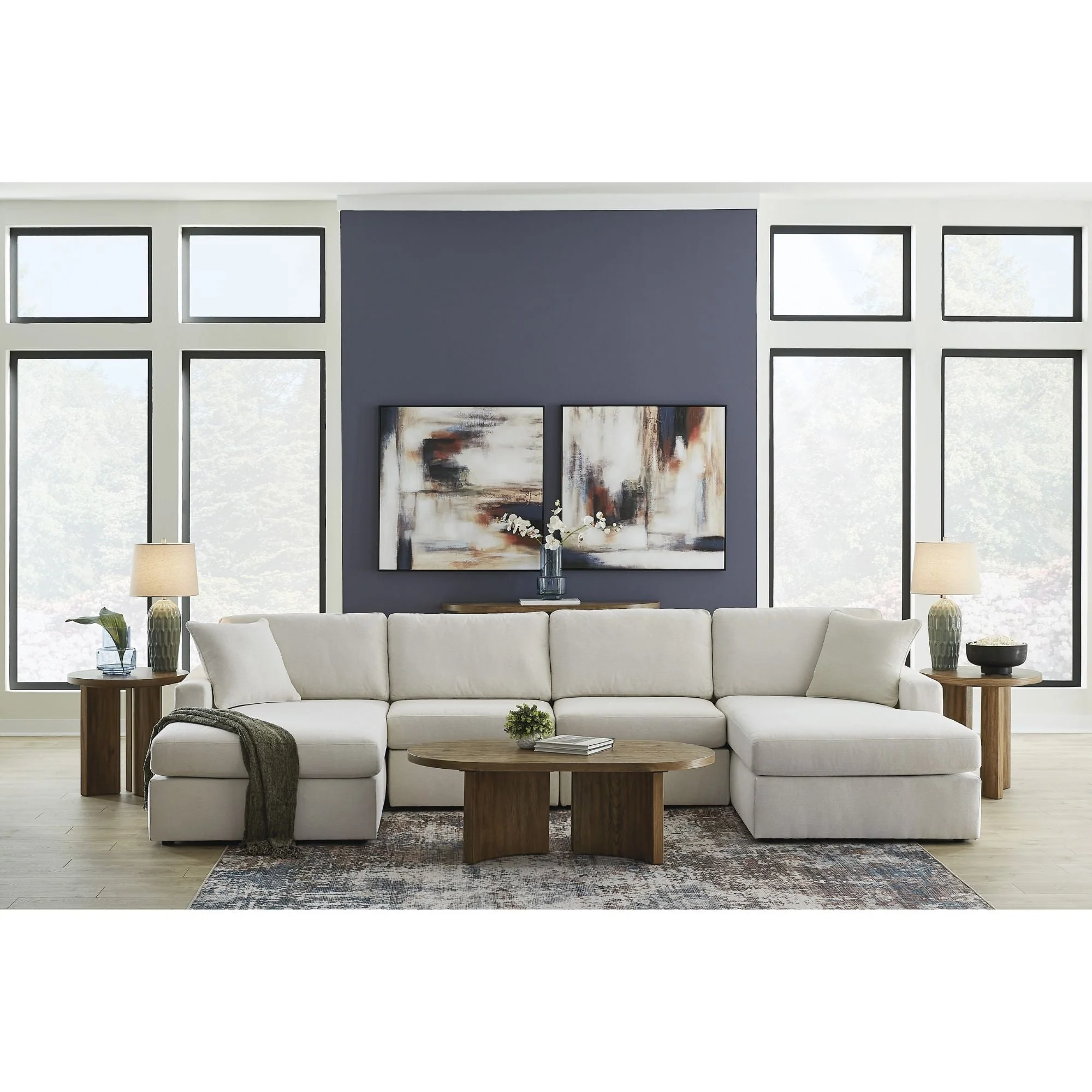 Ashley Modmax 4-Piece Double Chaise Sectional - Image 3