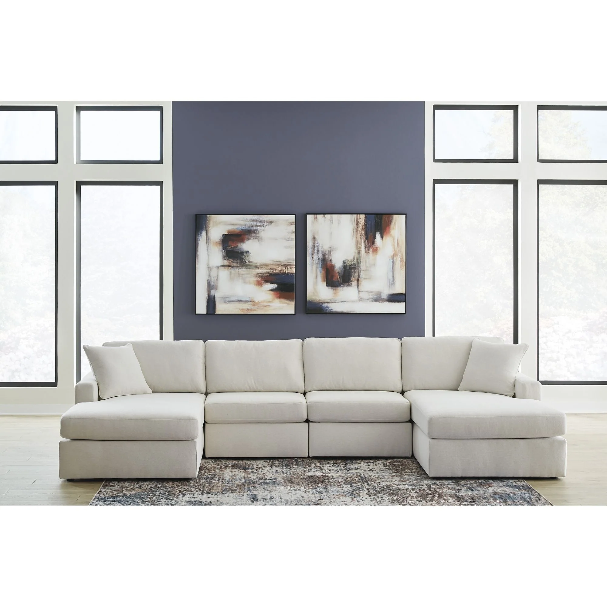 Ashley Modmax 4-Piece Double Chaise Sectional - Image 4