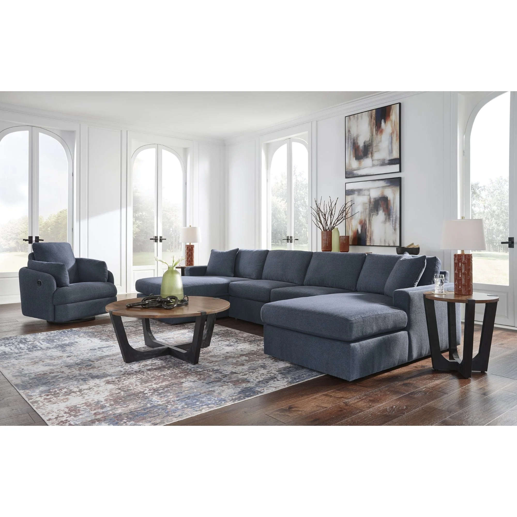 Ashley Modmax 4-Piece Double Chaise Sectional - Image 8