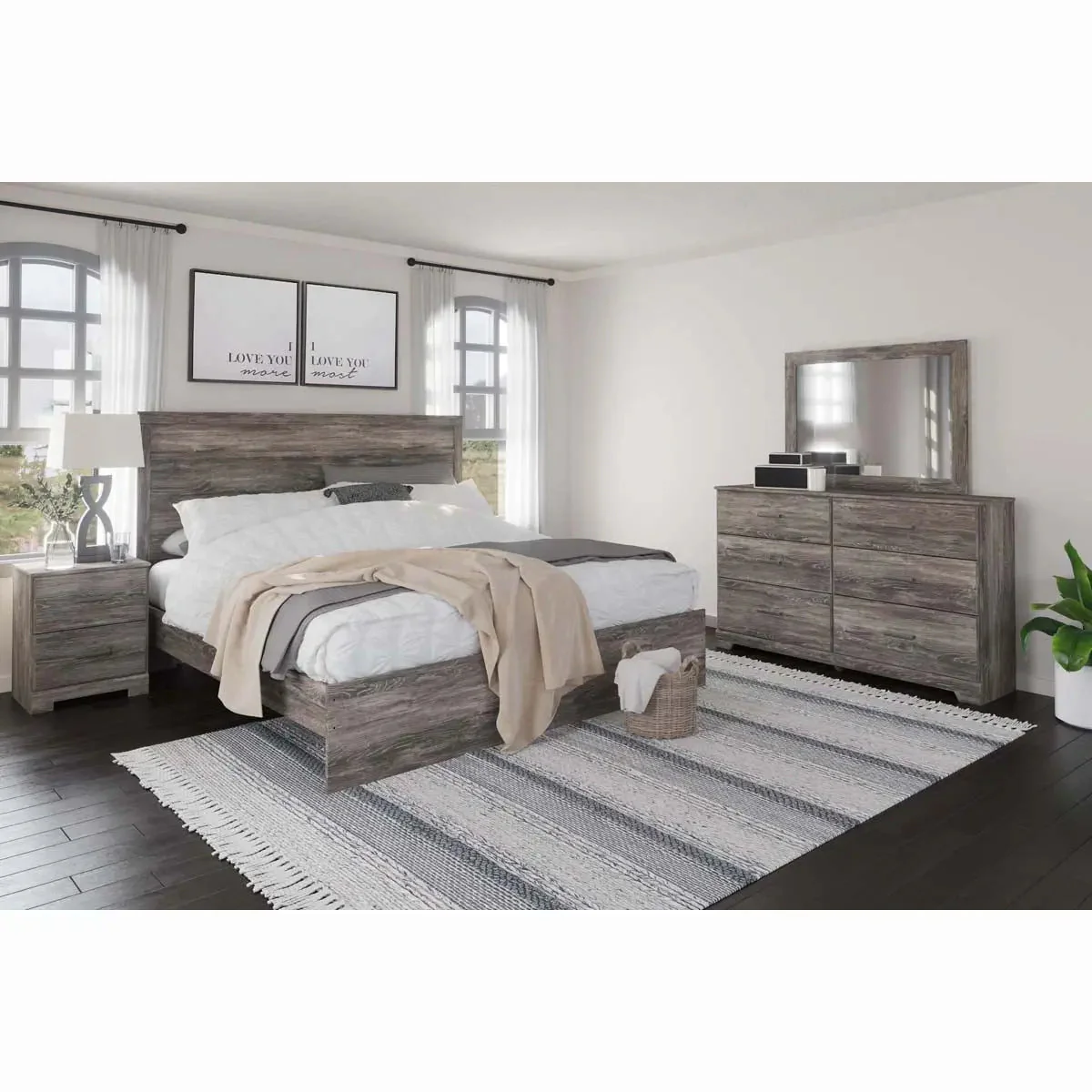 Ashley Ralinksi Bed B2587 - Image 5