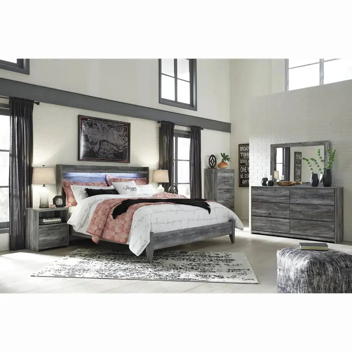 Baystorm Panel Bedroom Set B221