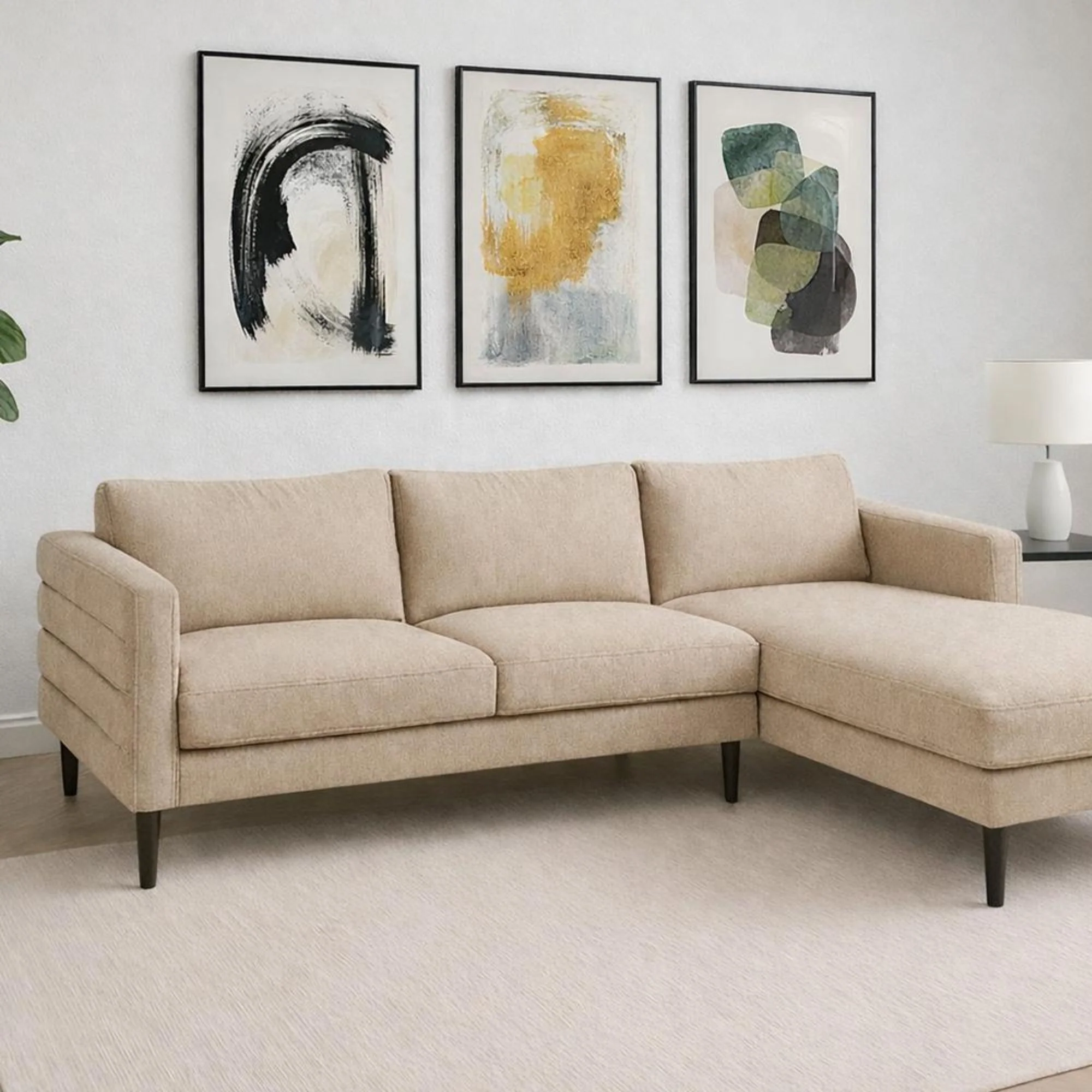 Brayden Sectional Beige - Image 3