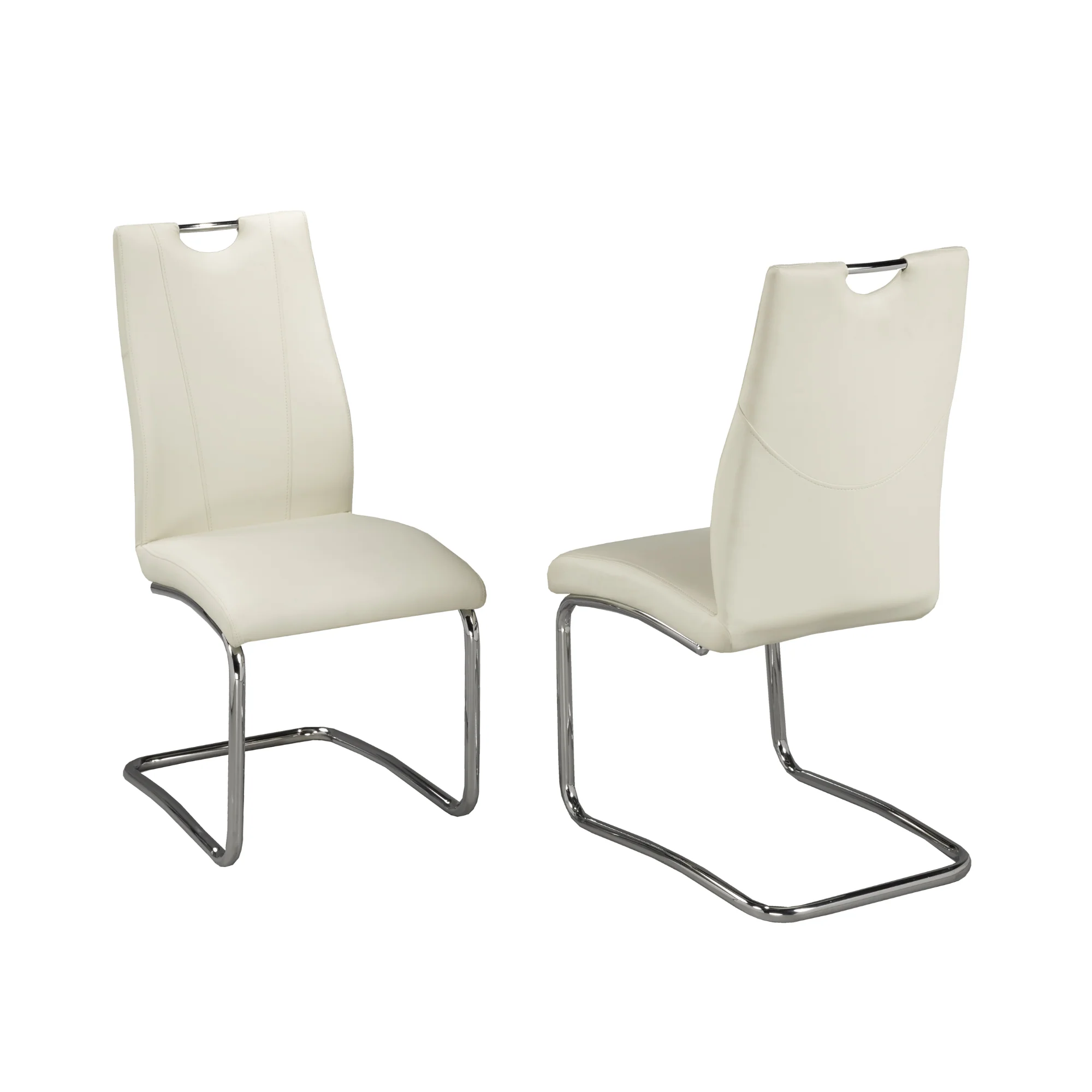 C-827-Dining Chair,Set Of 2,White