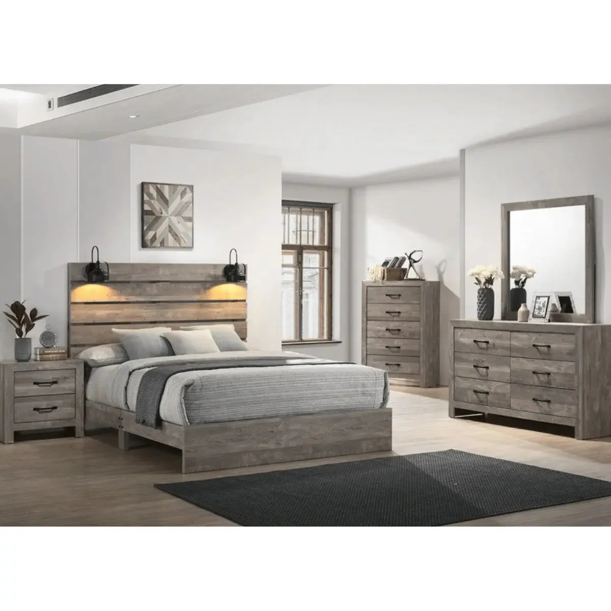 Charlotte Modern Farmhouse Bedroom Set