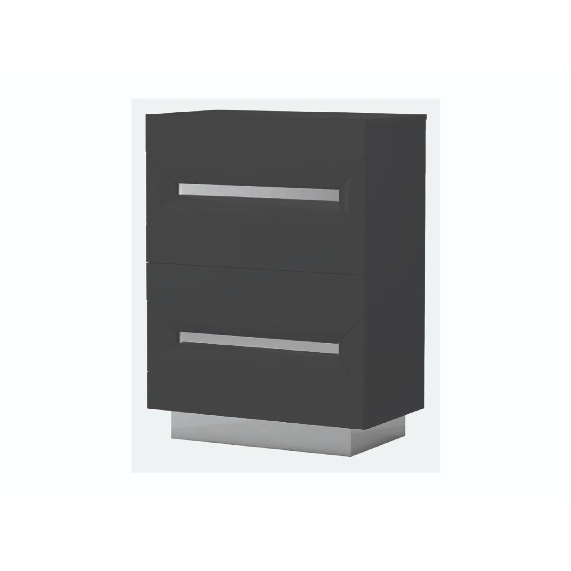 Cypress 6 Pcs Bedroom Set in Black - Image 3