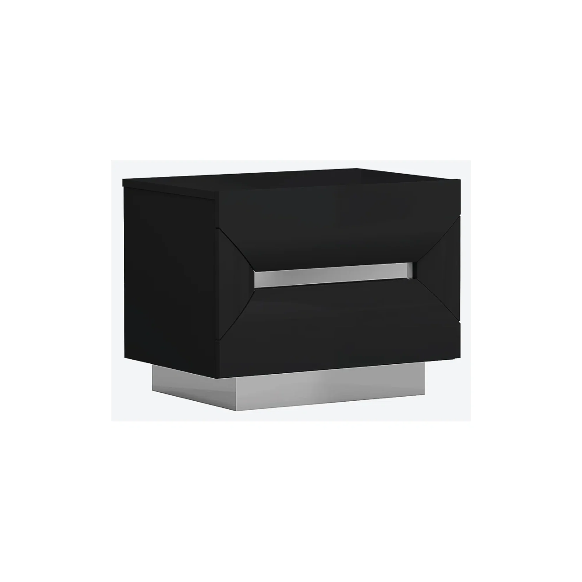 Cypress 6 Pcs Bedroom Set in Black - Image 4