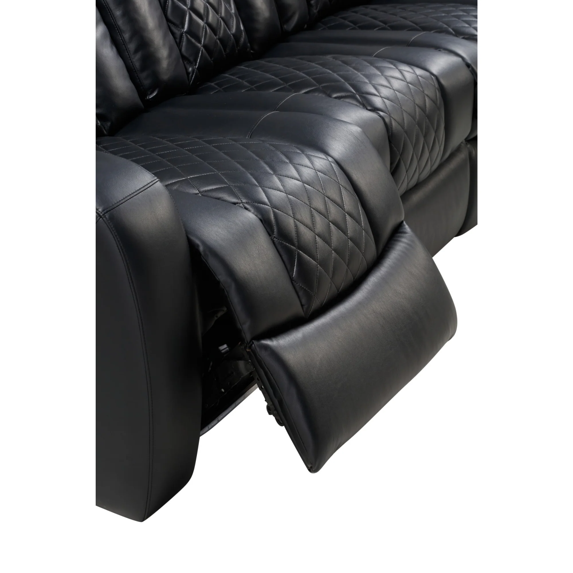 Dual Power Recliner sofa in Black 222108 - Image 3