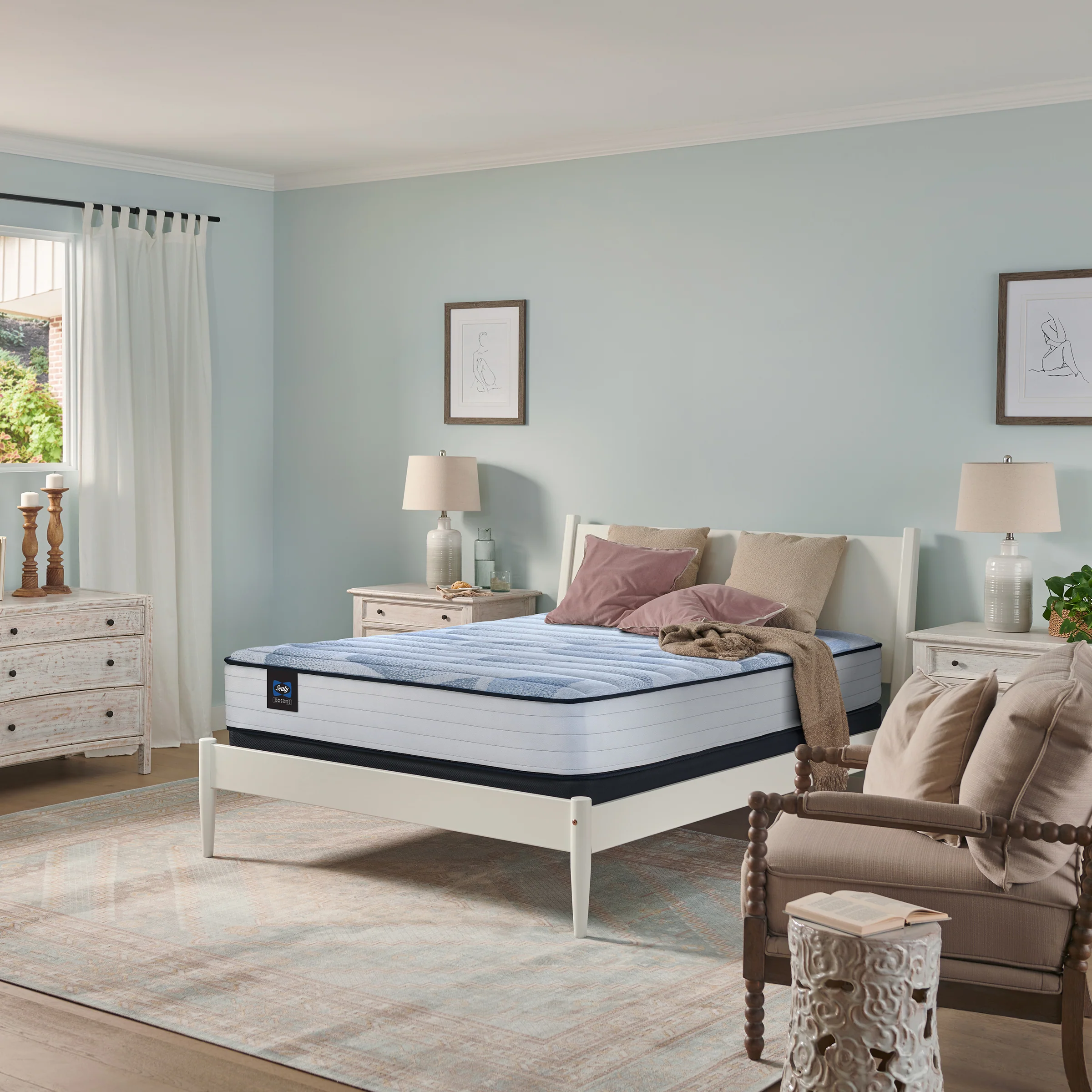 Essentials Nessa 11" Wrapped Coil Medium Tight Top Mattress - Image 5