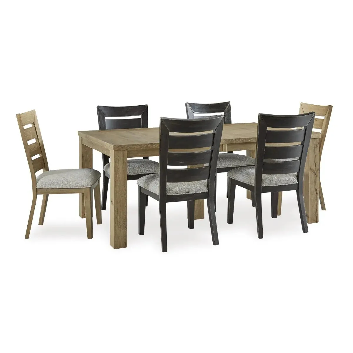 Galliden 7 Pc Dining Set in Two-Tone - Image 2