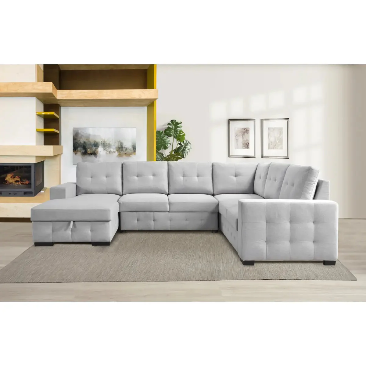 Geneva 4Pc Sectional 99023GYSS - Image 3