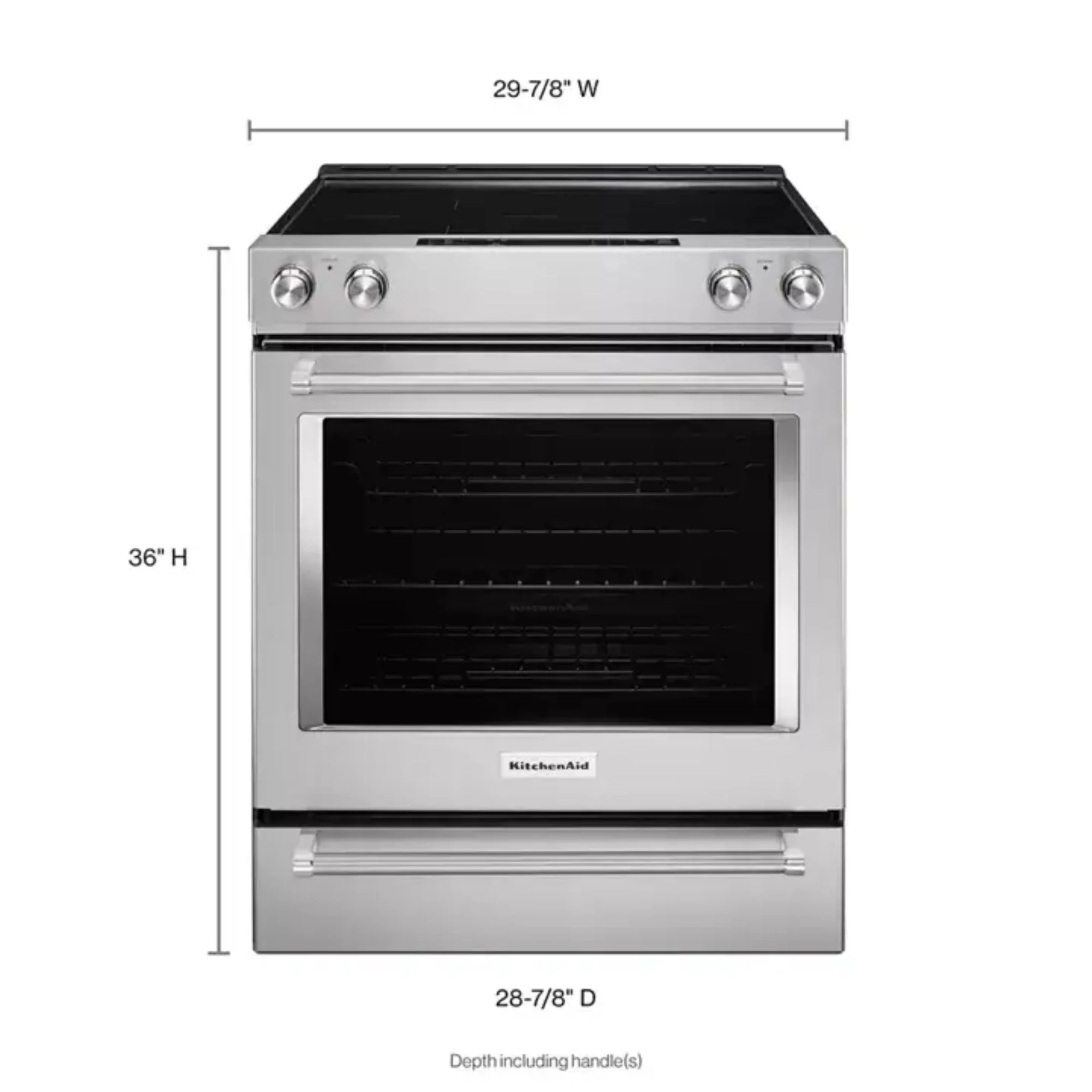 Kitchenaid YKSEG700ESS Range (Open Box) - Image 3