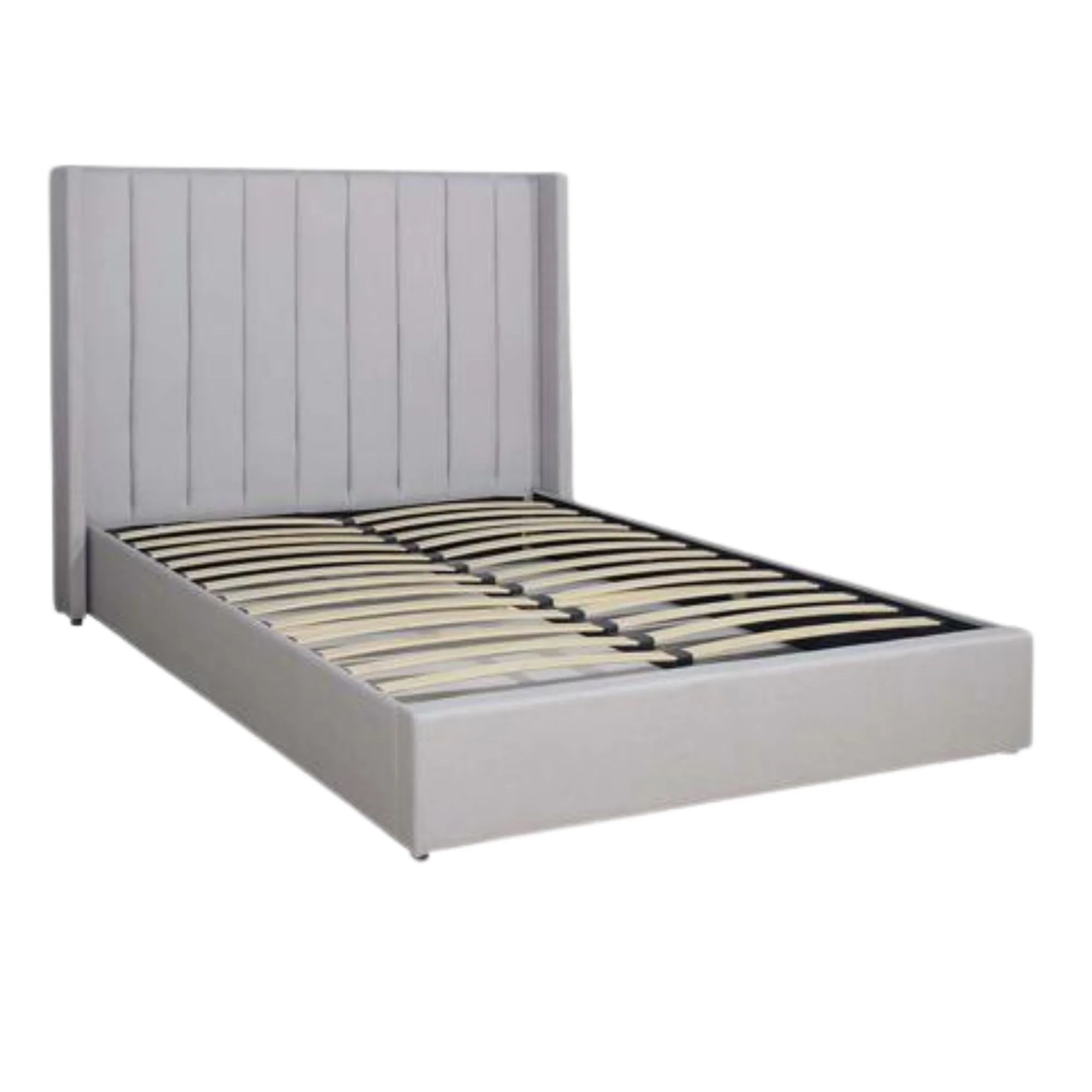 Lift Up Storage Fabric King Size Bed - Image 3