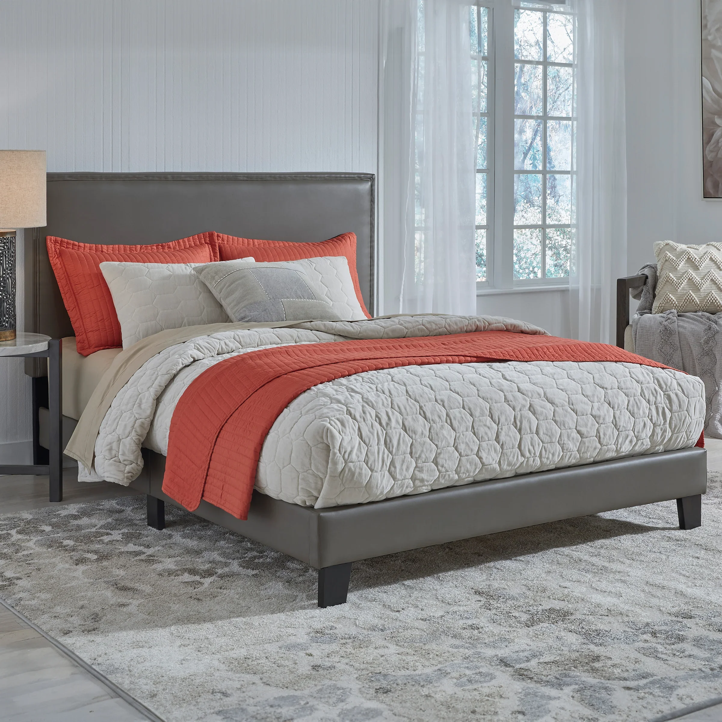Mesling Upholstered Platform Bed - Image 5