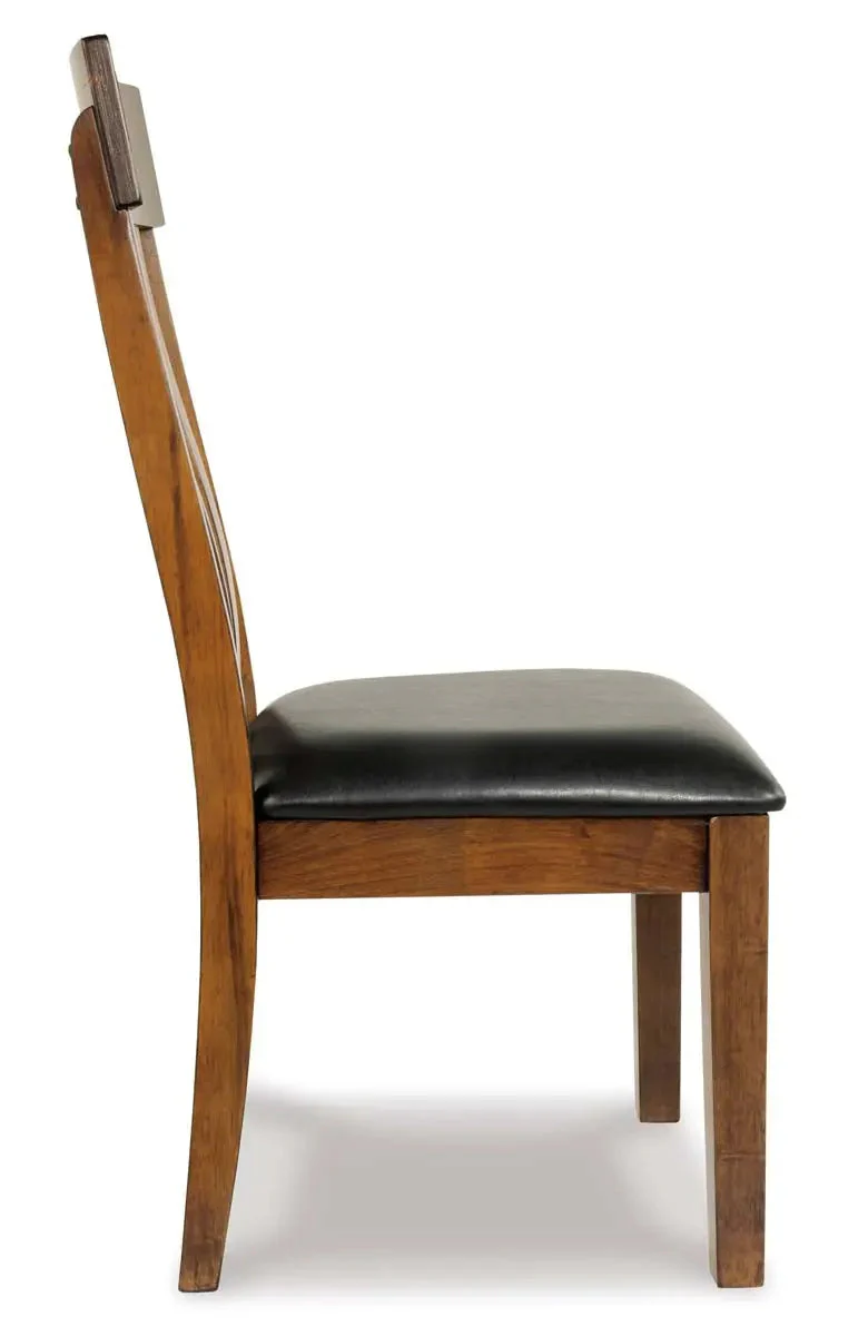 Ralene 6 Pc Dining Set in Medium Brown - Image 10