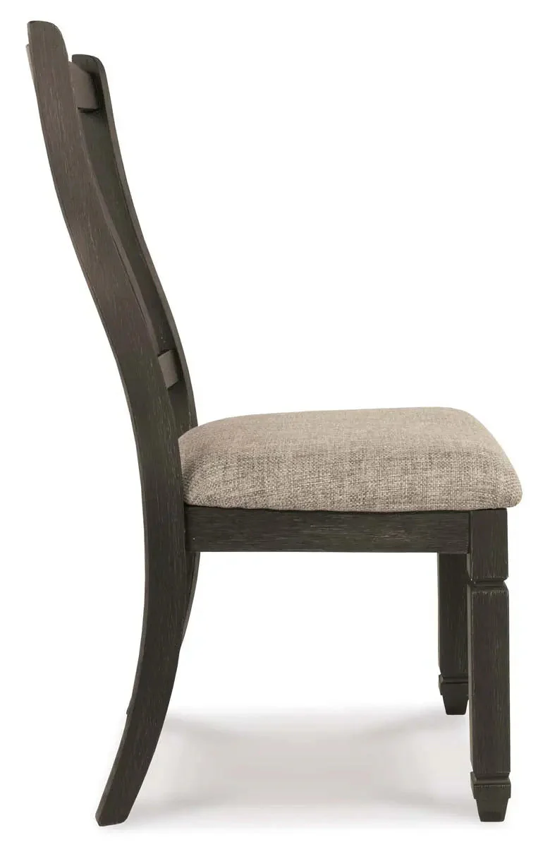 Tyler Creek 6 Pc Dining Set in Two-Tone Black & Grey - Image 4