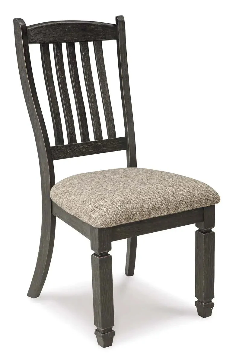 Tyler Creek 6 Pc Dining Set in Two-Tone Black & Grey - Image 5