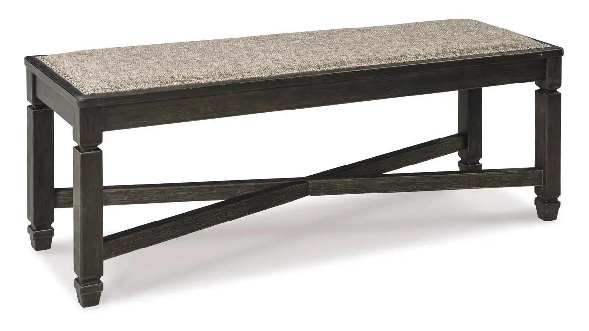 Tyler Creek 6 Pc Dining Set in Two-Tone Black & Grey - Image 6