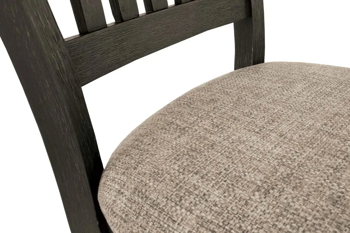 Tyler Creek 6 Pc Dining Set in Two-Tone Black & Grey - Image 7