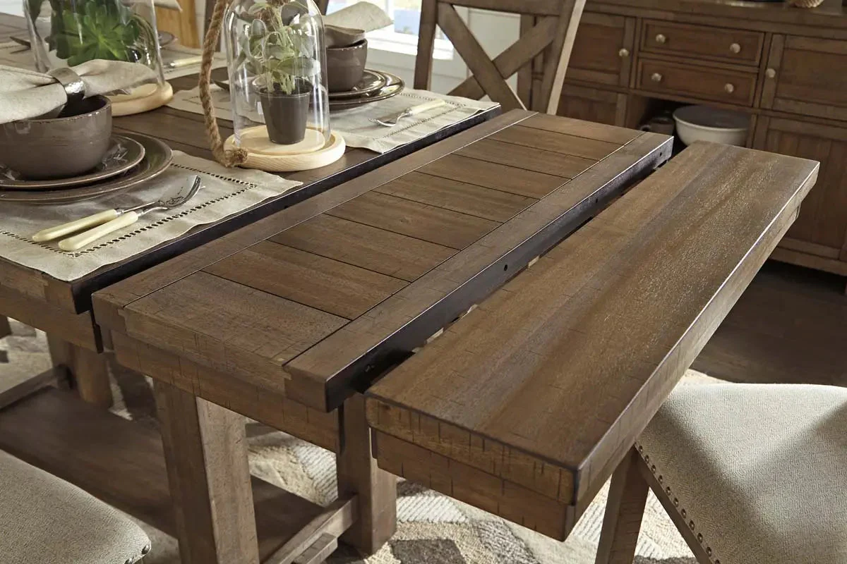 Moriville 6 Pc Dining Set in Grayish Brown - Image 4