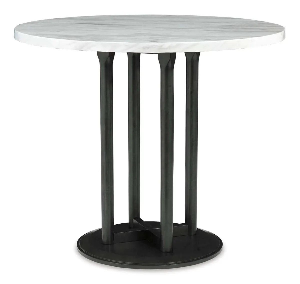 Centiar 5 Pc Counter Height Dining Set in Black - Image 3