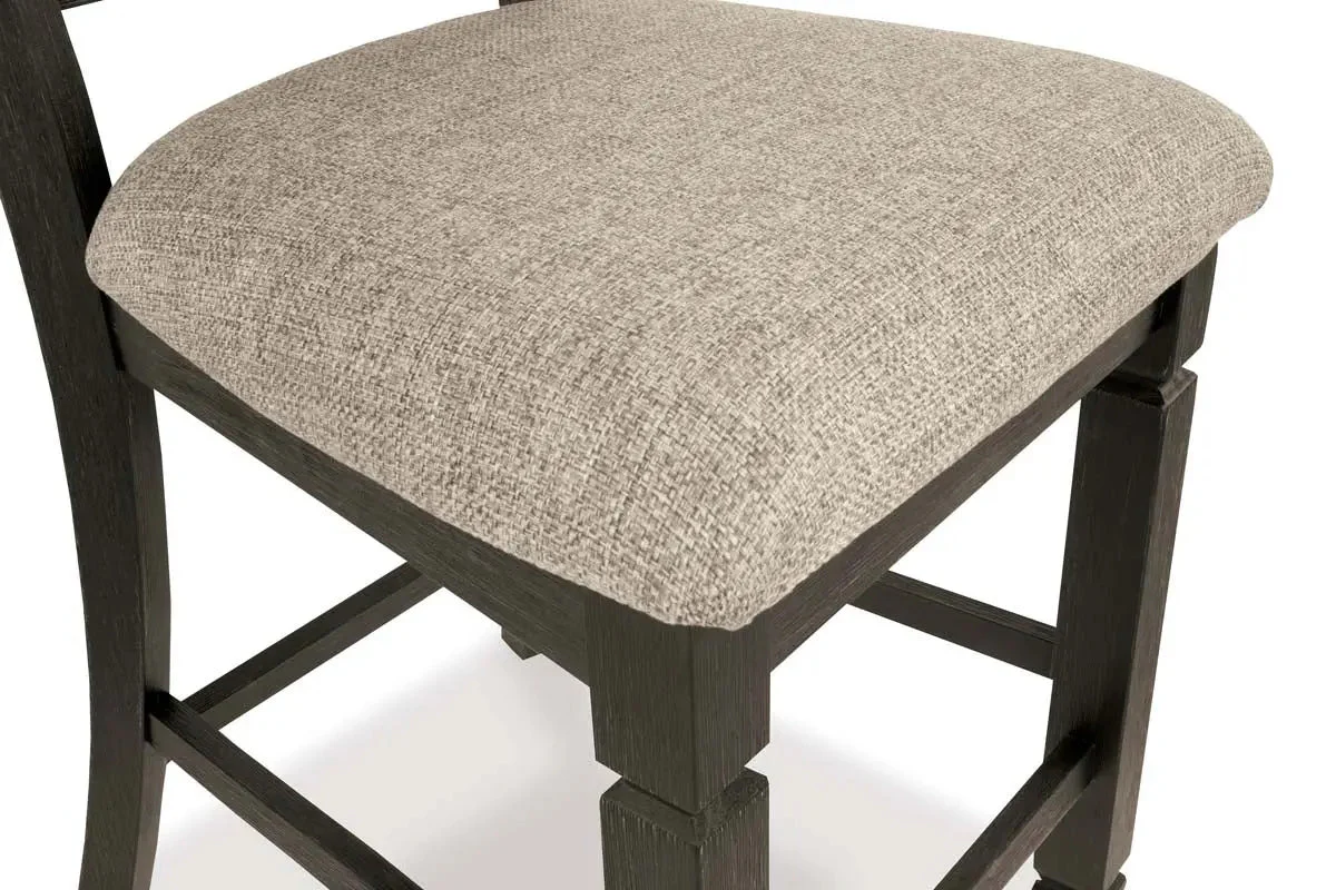 Tyler Creek 6 Pc Counter Height Dining Set in Black & Grey - Image 11