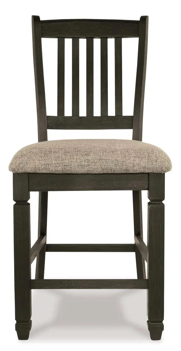 Tyler Creek 6 Pc Counter Height Dining Set in Black & Grey - Image 8