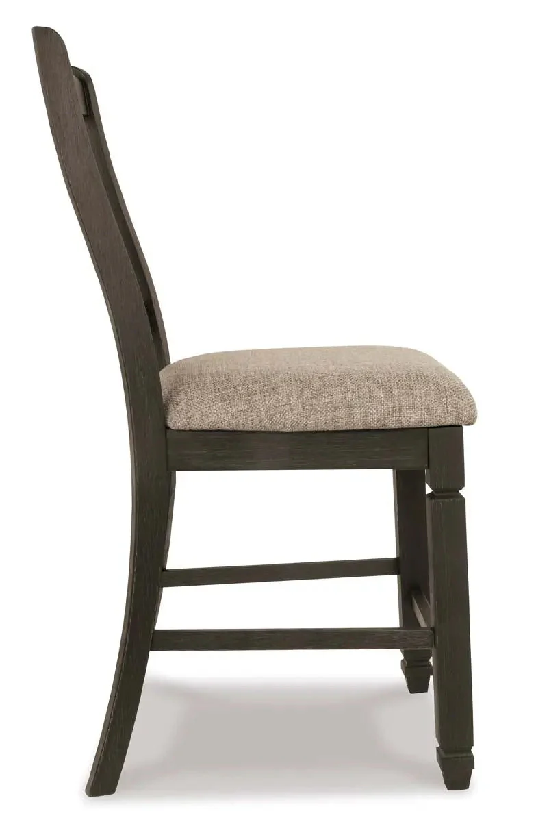 Tyler Creek 6 Pc Counter Height Dining Set in Black & Grey - Image 9