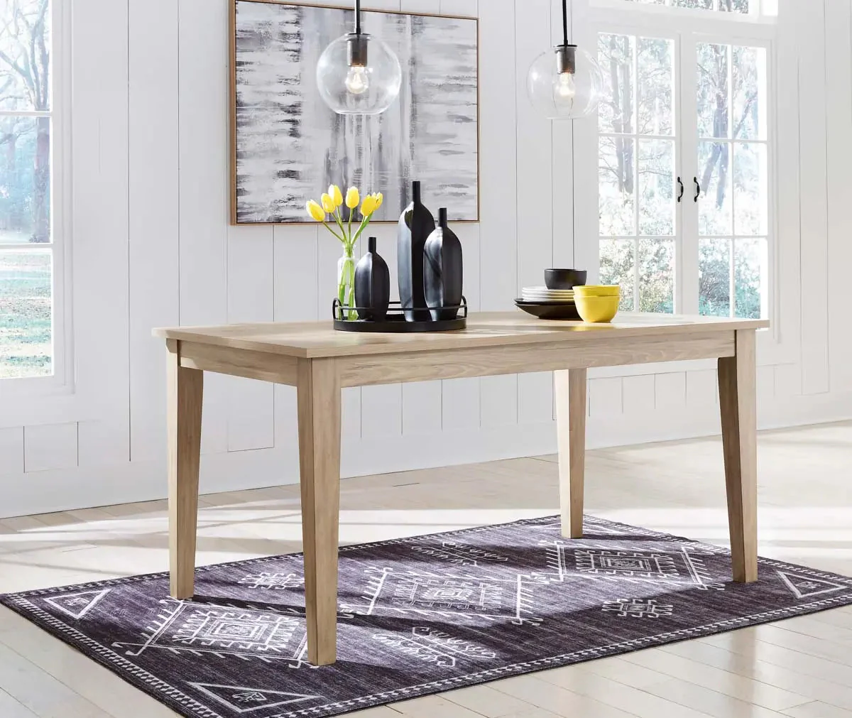 Gleanville 6 Pc Dining Set in Light Brown - Image 5