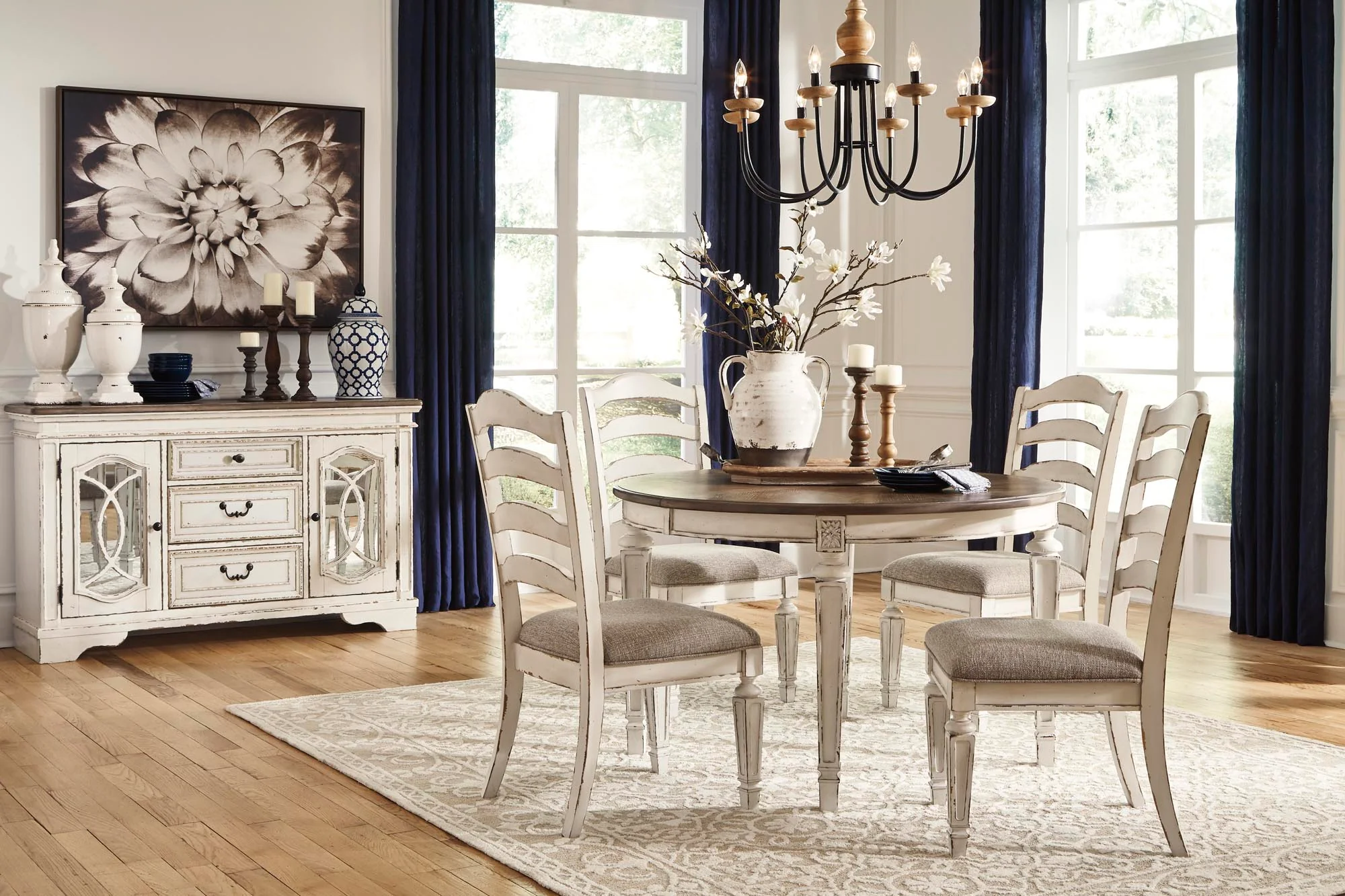 Realyn 5pc Dining EXT Table Set D743 - Image 6