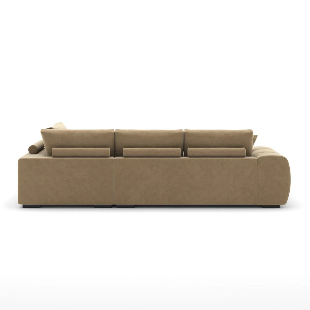 RHF Sectional in Taupe - Image 5