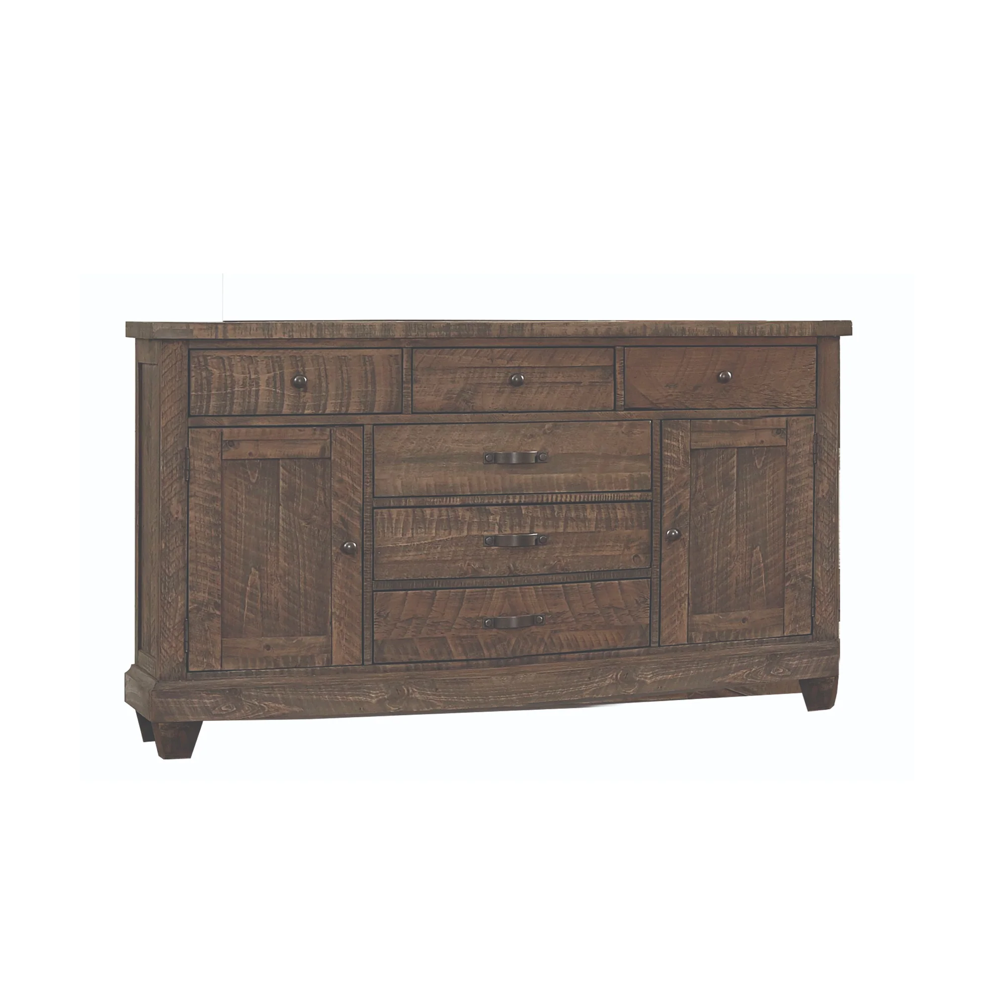 Rylee 6 Pcs Bedroom Set in Brown - Image 5