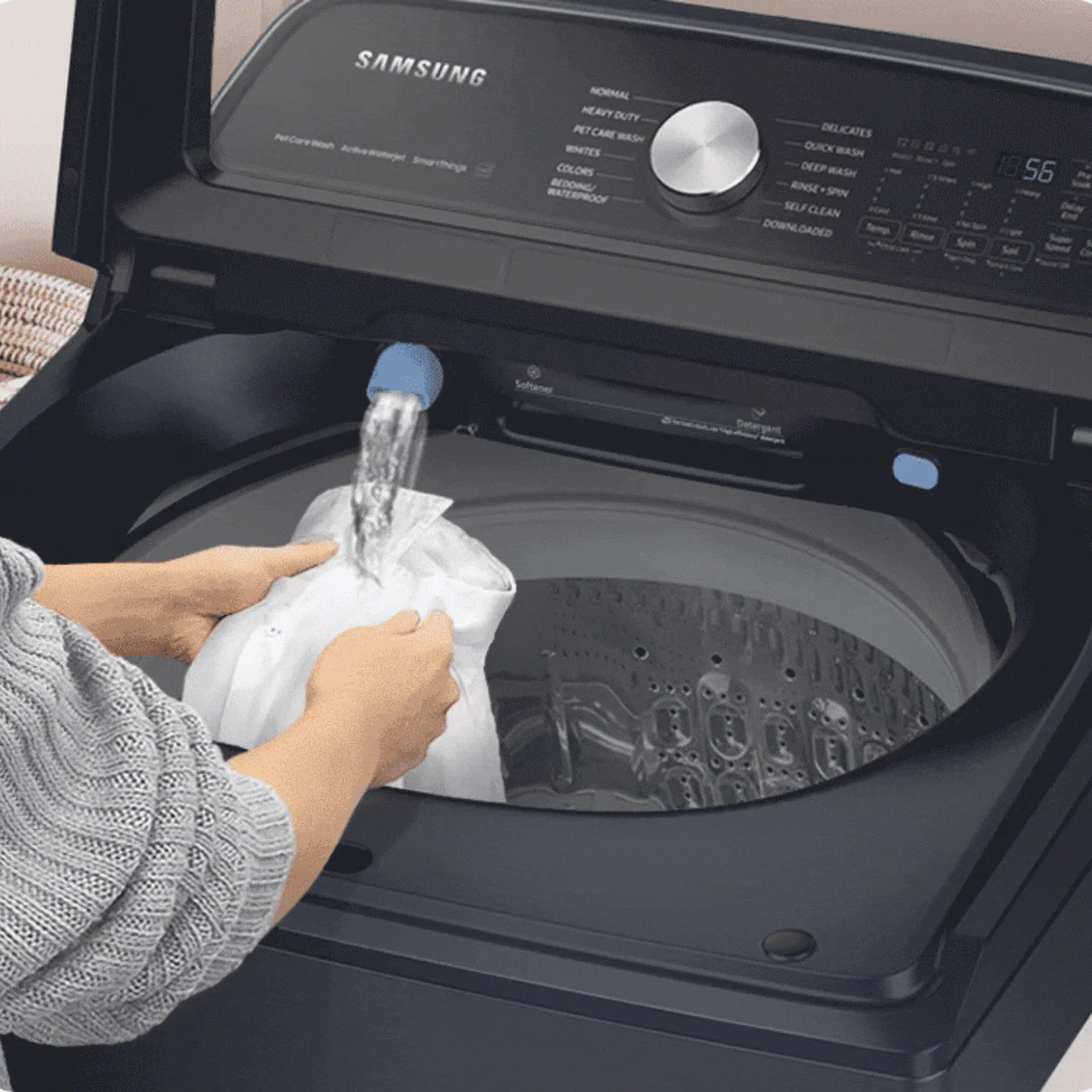 Samsung WA53CG7155AD Washer (Open Box) - Image 4