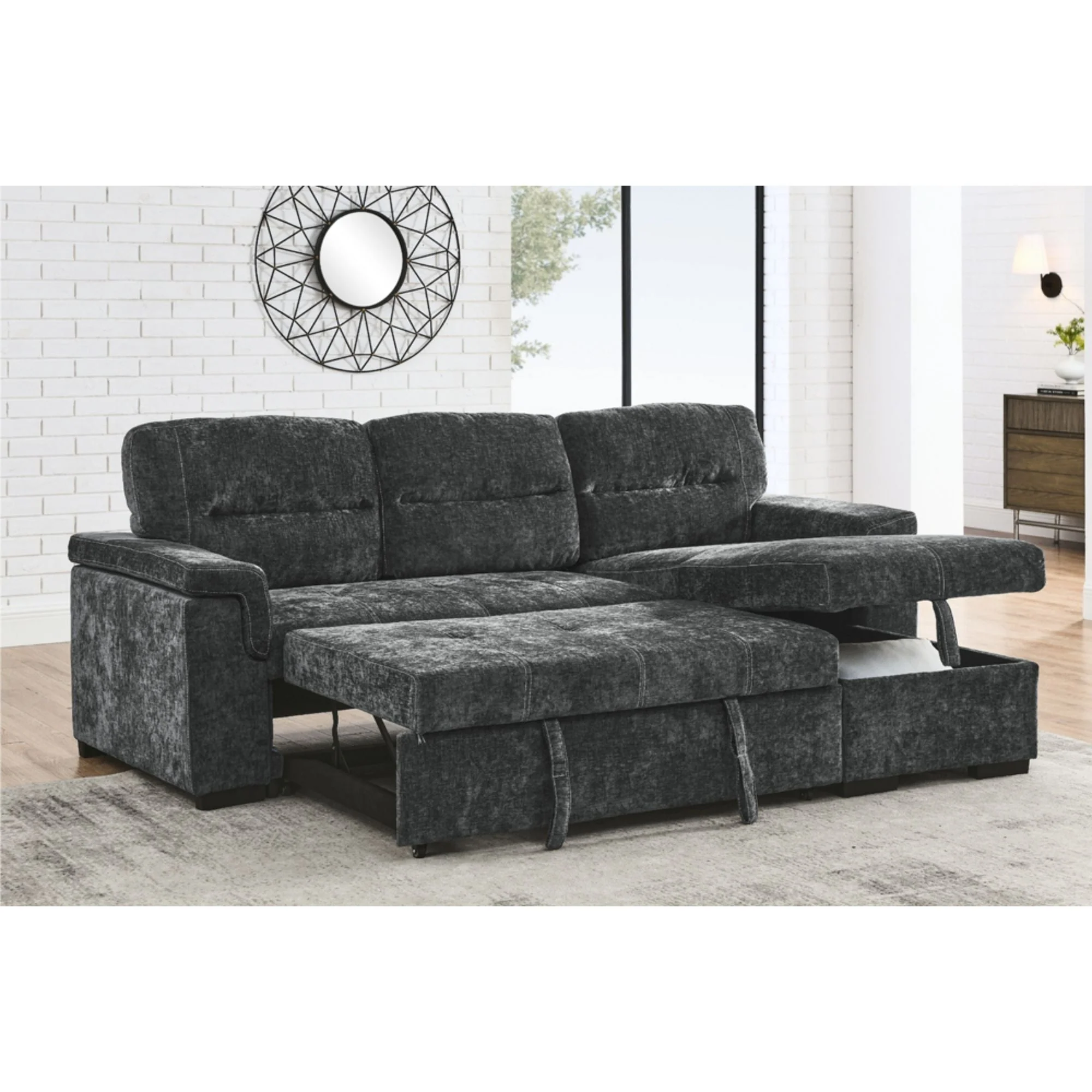 T1218  Pull Out Sofa Sectional - Image 2