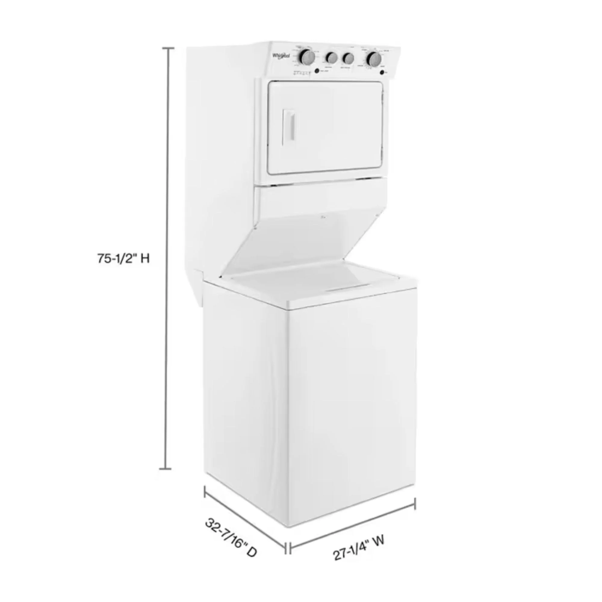 Whirlpool WGT4027HW Washer (Open Box) - Image 2