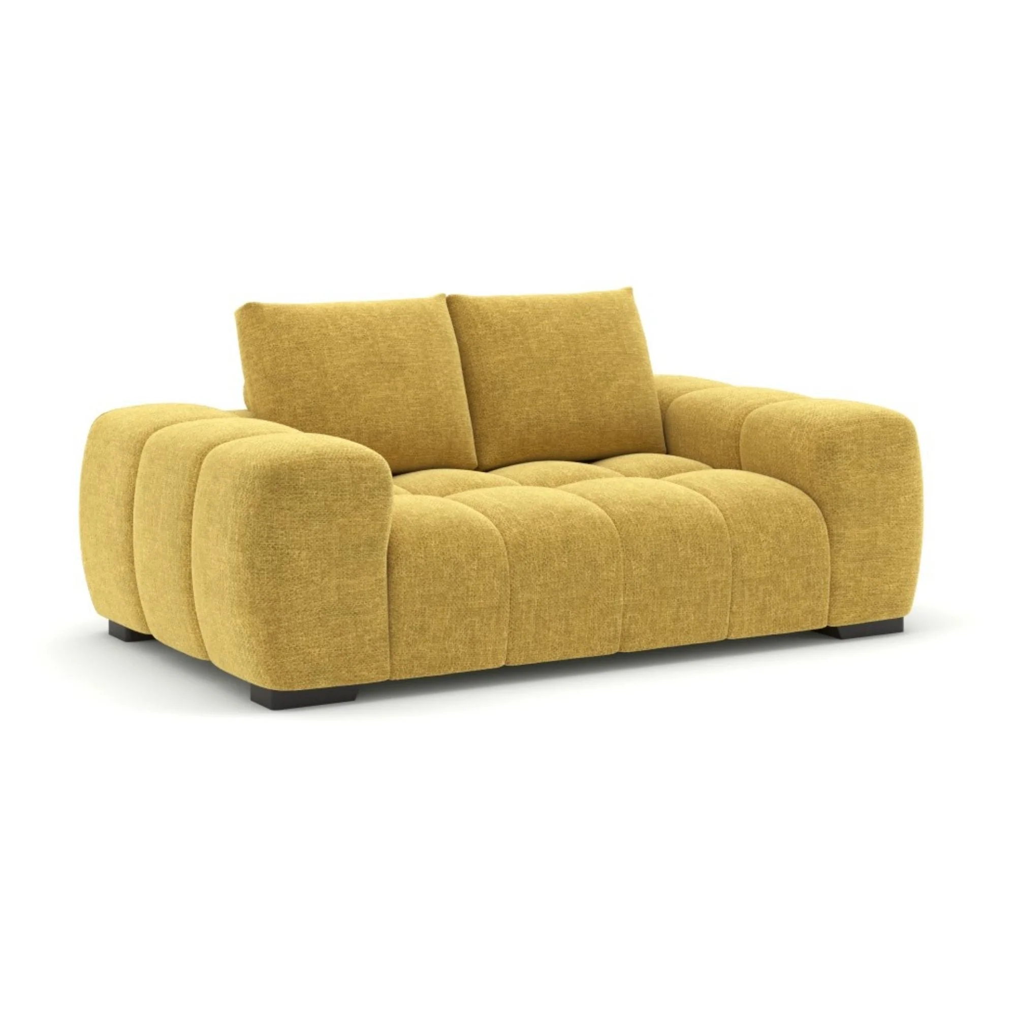 Zara Collection Loveseat in Yellow - Image 2