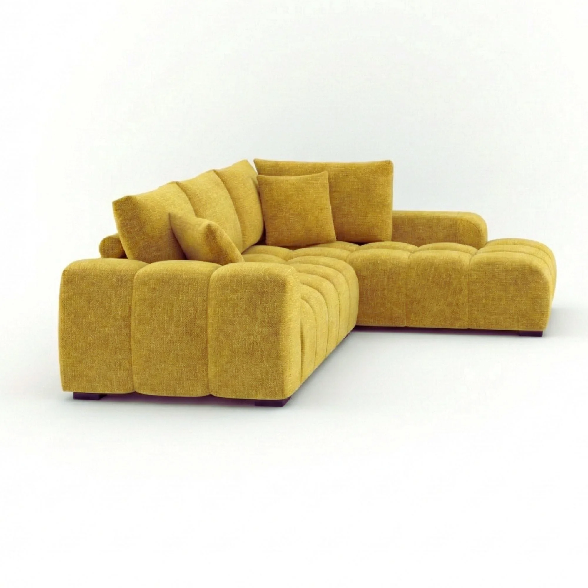Zara RHF Sectional in Yellow - Image 3