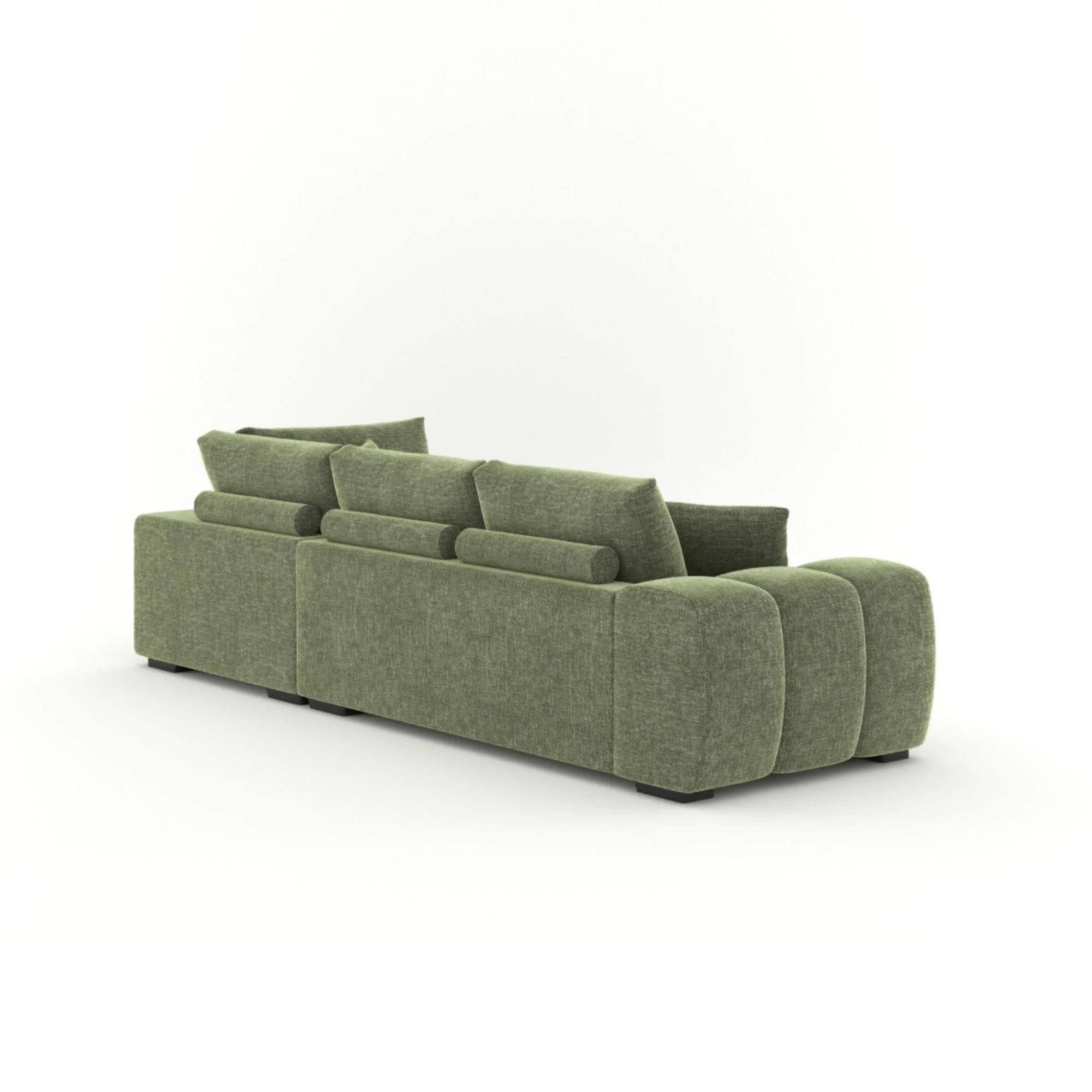 Zara RHF Sectional in Green - Image 3