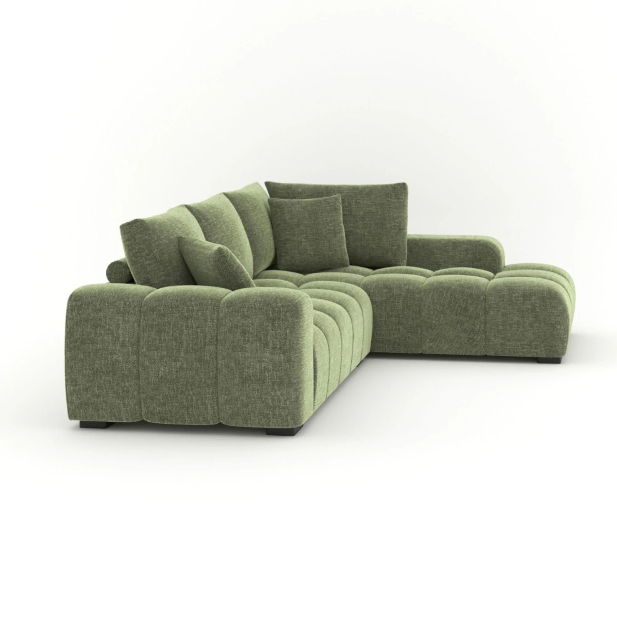 Zara RHF Sectional in Green - Image 5